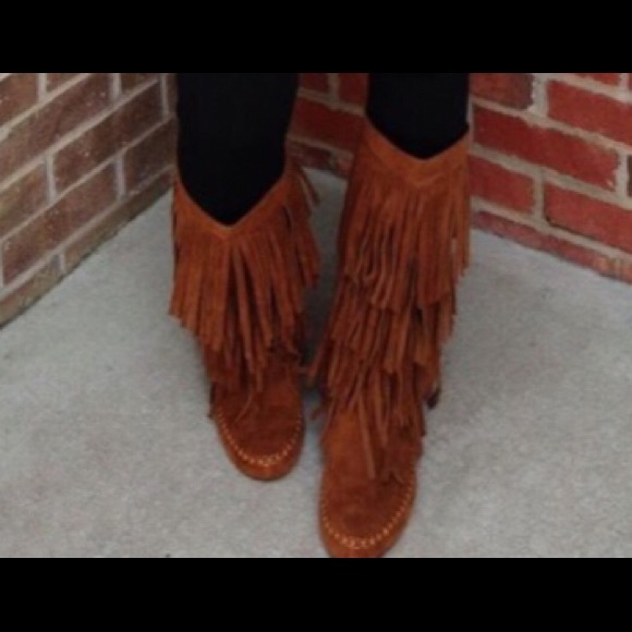 hippie moccasin boots